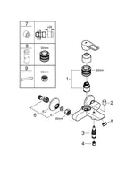 Grohe Start  Loop Tek Kumandalı Banyo Bataryası - 23355001