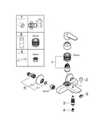 Grohe Start  Edge Tek Kumandalı Banyo Bataryası - 23348001