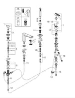Grohe Allure  Brilliant  Private  Collection Dört Delikli Küvet Bataryası - 29523000