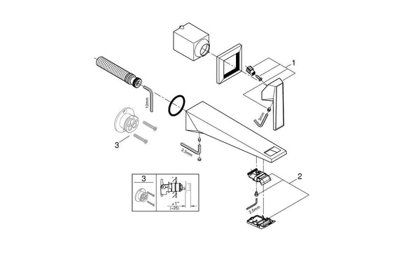 Grohe Allure  Brilliant  Private  Collection İki Delikli Lavabo Bataryası  M- Boyut - 29519DC0