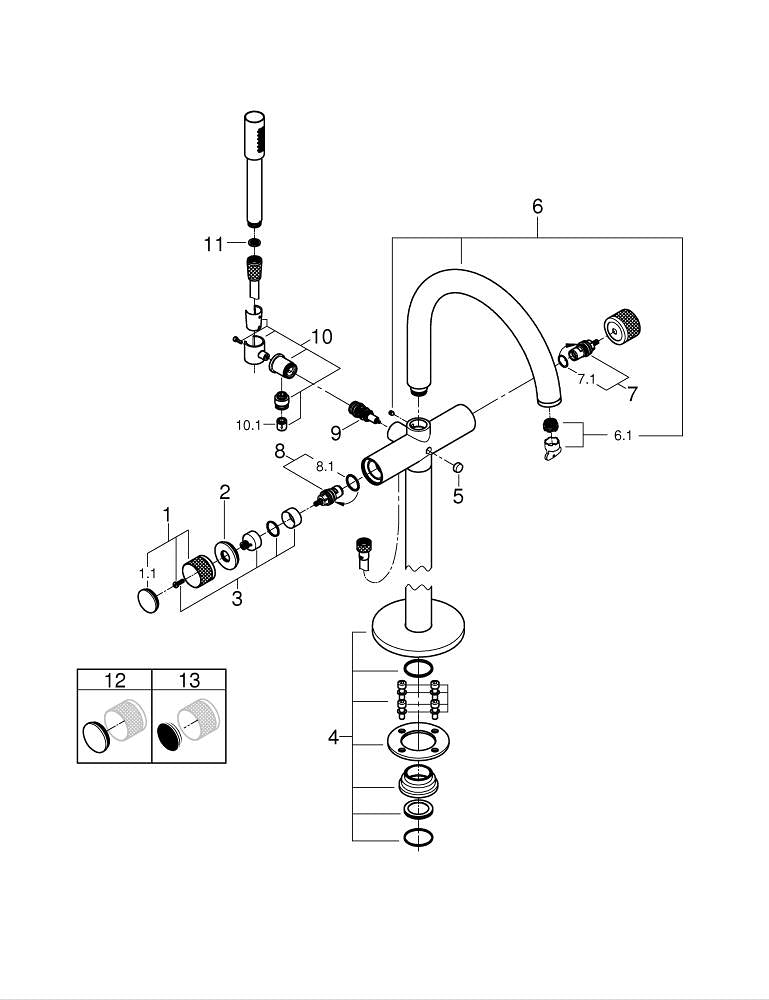 Grohe Atrio  Private  Collection Banyo  Bataryası - 25229MG0