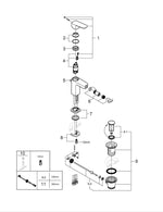 Grohe G R O H E  Cubeo Tek Kumandalı Bide Bataryası  S- Boyut - 1018102430