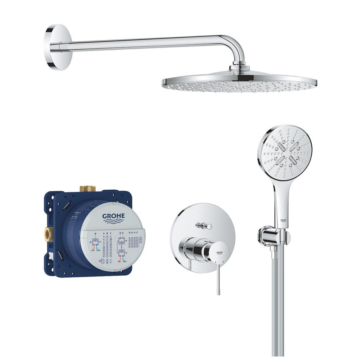 Grohe Essence İki Delikli Lavabo Bataryası  L- Boyut - 29193GL1