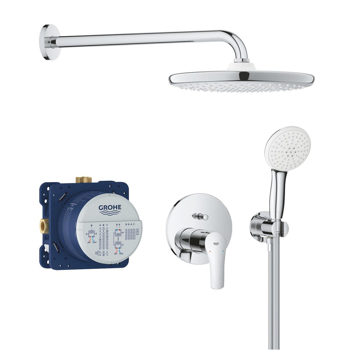 Grohe Eurosmart Ankastre Banyo/Duş Bataryası - 194502433