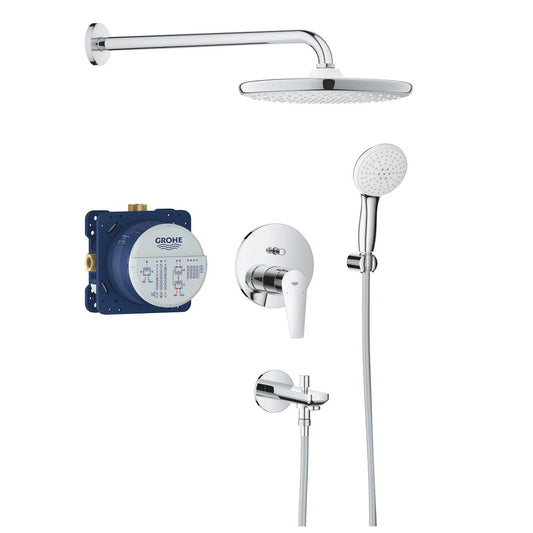 Système de douche encastré Bau Edge avec Tempesta 250 - 25291000