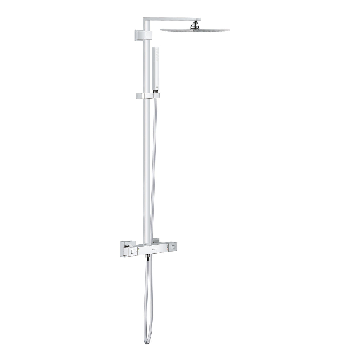 Grohe Euphoria  Cube  System 230 Duvara Monte Termostatik Bataryalı Duş Sistemi - 26087000