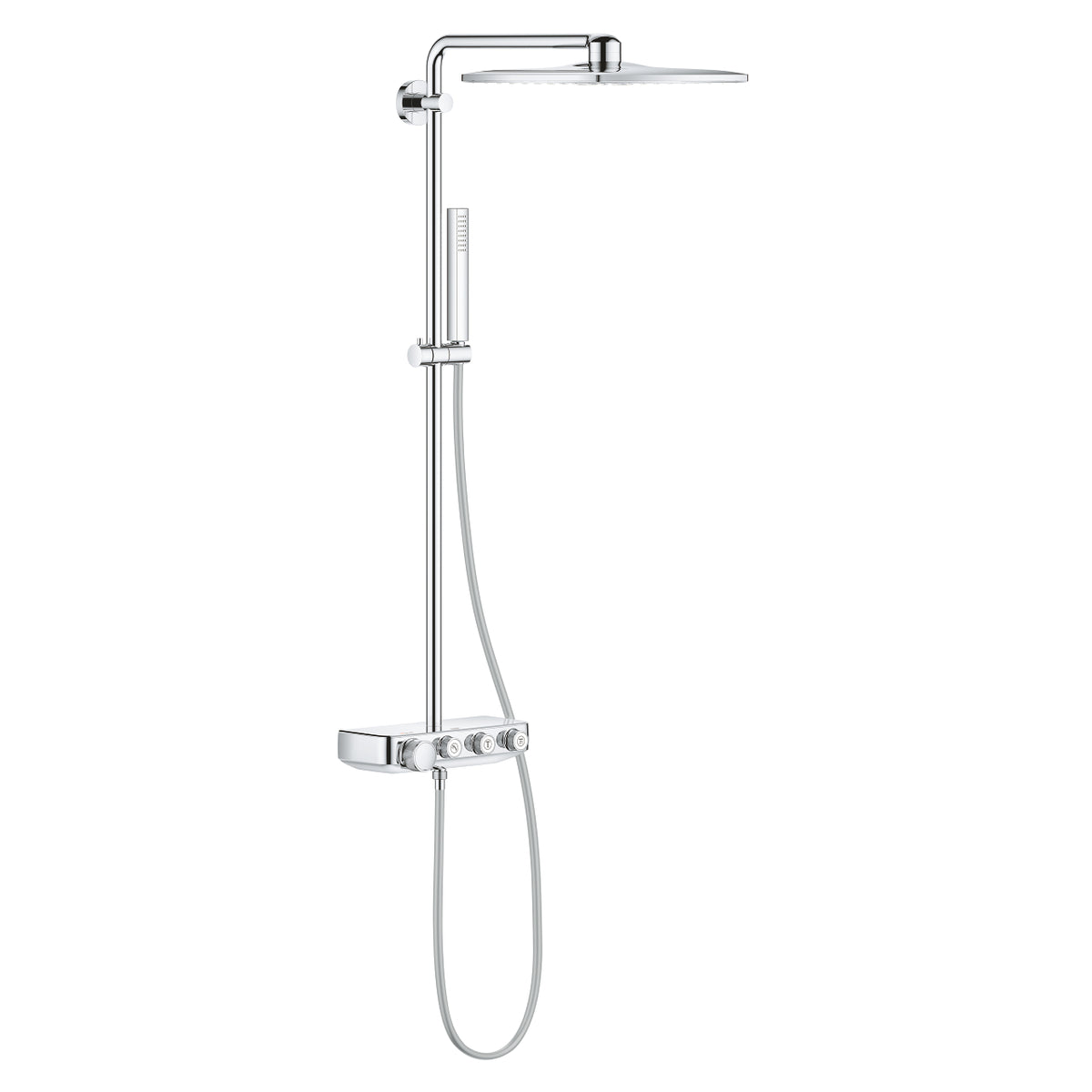 Grohe Euphoria  Smart Control  System 310  Cube Duvara Monte Termostatik Bataryalı Duş Sistemi - 26508LS0
