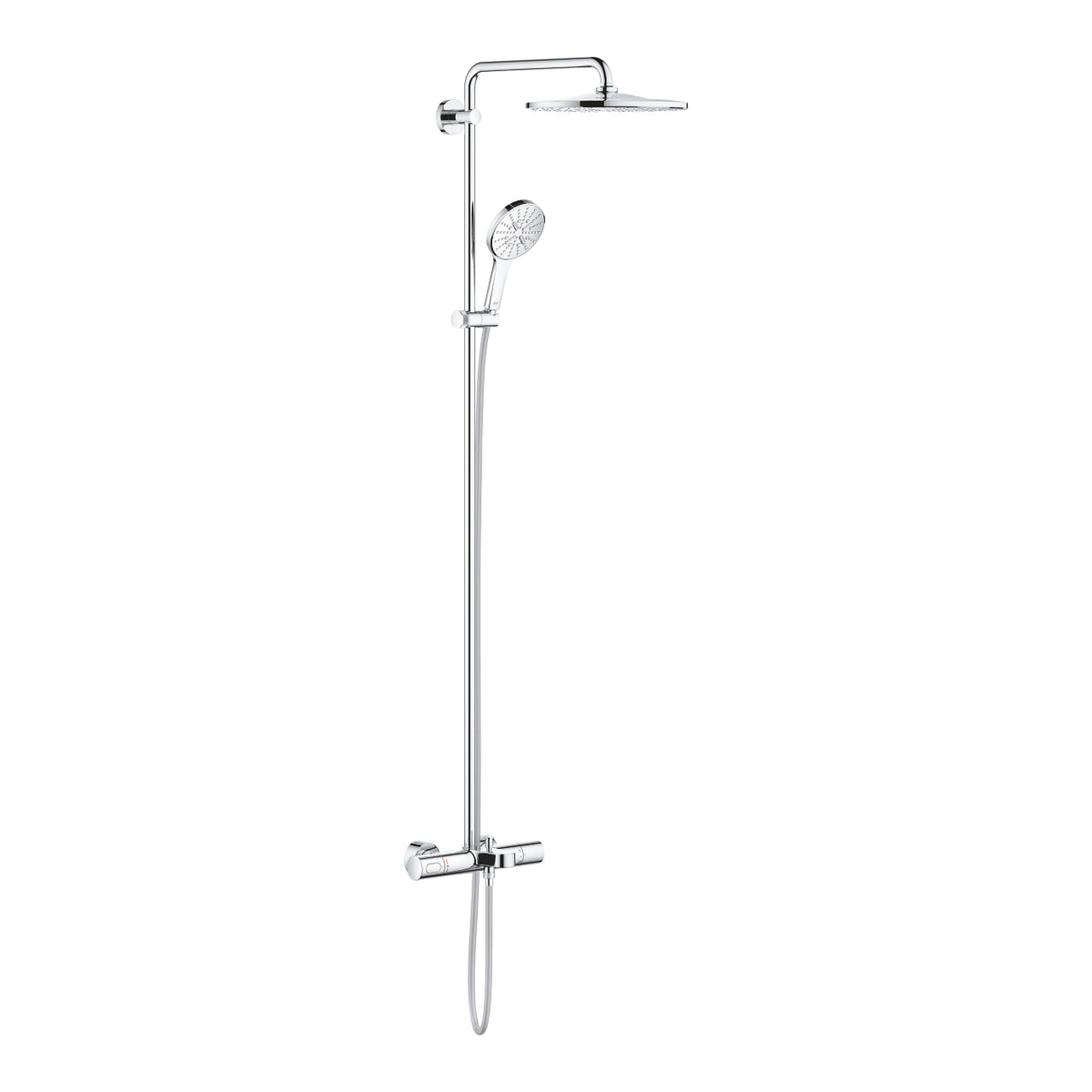 Grohe Rainshower  Smart Active 310 Duvara Monte Termostatik Banyo Bataryalı Duş Sistemi - 26657000