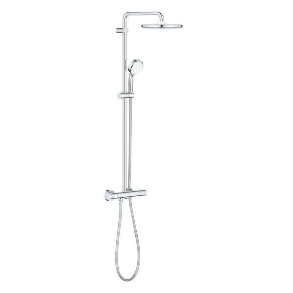 Grohe Tempesta  Cosmopolitan  System 250 Duvara Monte Termostatik Bataryalı Duş Sistemi - 26670000