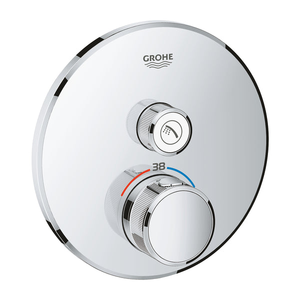 Grohe Grohtherm  Smart Control Tek Valfli Akış Kontrollü, Ankastre Termostatik Duş Bataryası - 29118000