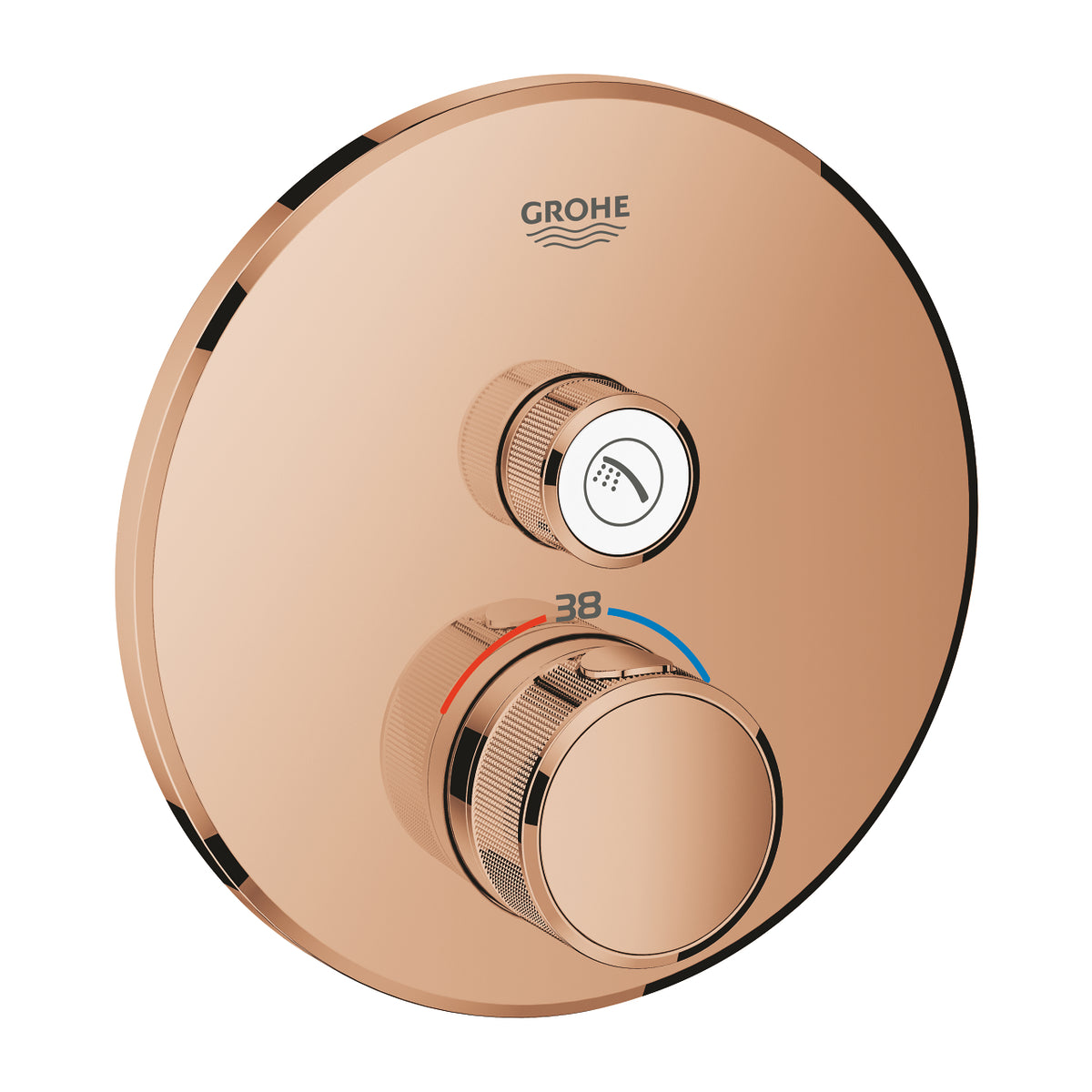 Grohe Grohtherm  Smart Control Tek Valfli Akış Kontrollü, Ankastre Termostatik Duş Bataryası - 29118DA0