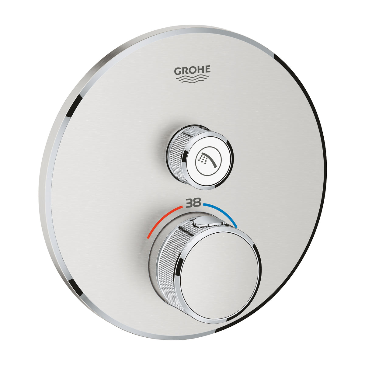 Grohe Grohtherm  Smart Control Tek Valfli Akış Kontrollü, Ankastre Termostatik Duş Bataryası - 29118DC0