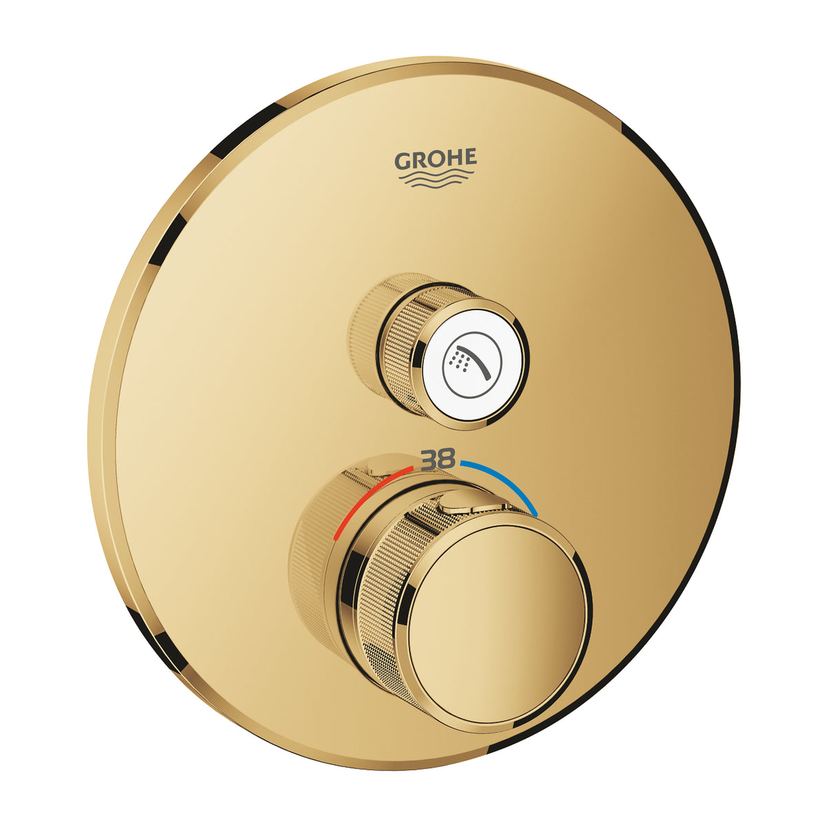 Grohe Grohtherm  Smart Control Tek Valfli Akış Kontrollü, Ankastre Termostatik Duş Bataryası - 29118GL0