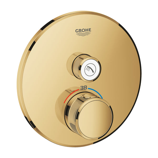 Grohe Grohtherm  Smart Control Tek Valfli Akış Kontrollü, Ankastre Termostatik Duş Bataryası - 29118GL0