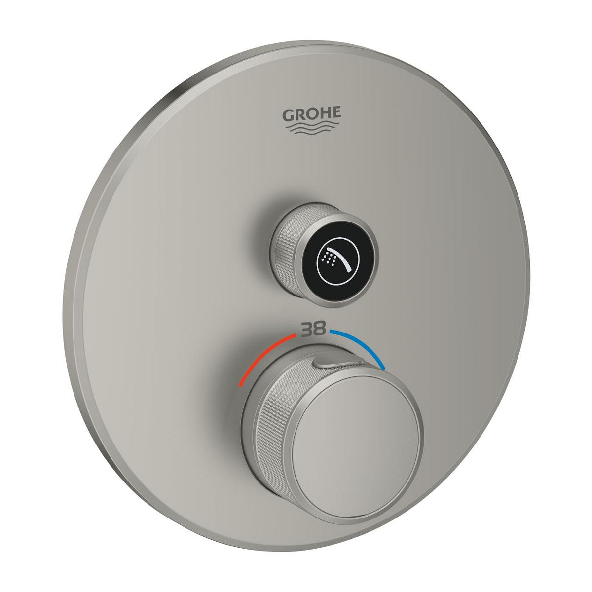 Grohe Grohtherm  Smart Control Tek Valfli Akış Kontrollü, Ankastre Termostatik Duş Bataryası - 29118MS0