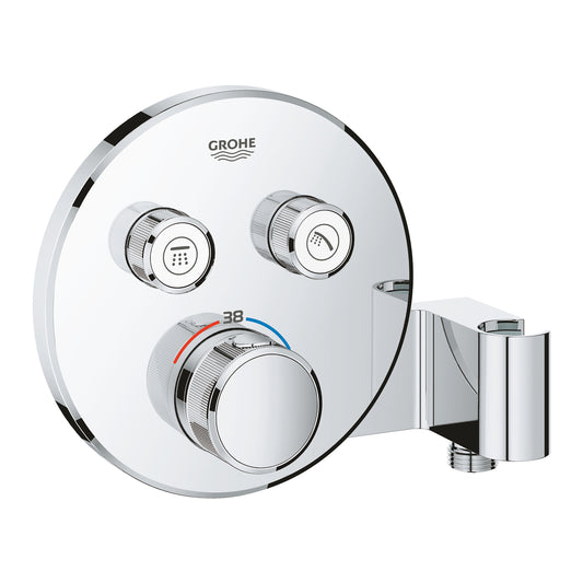 Grohe Grohtherm  Smart Control Çift Valfli Akış Kontrollü, Ankastre Termostatik Duş Bataryası, Entegre Duş Kolu Ile - 29120000