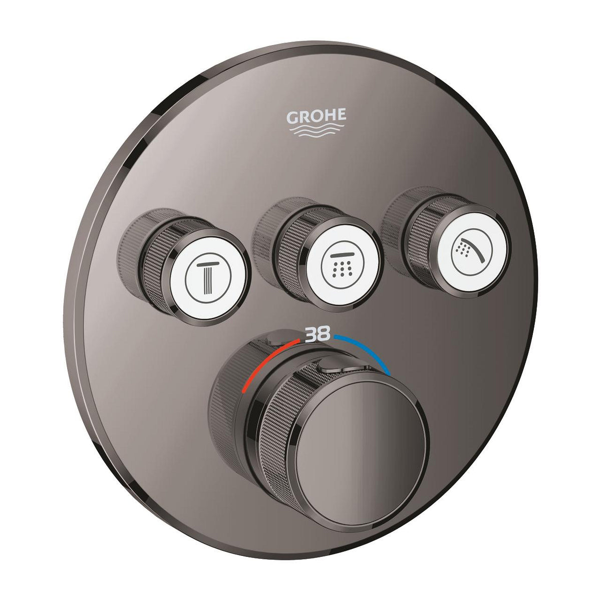 Grohe Grohtherm  Smart Control Üç Valfli Akış Kontrollü, Ankastre Termostatik Duş Bataryası - 29121A00