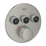 Grohe Grohtherm  Smart Control Üç Valfli Akış Kontrollü, Ankastre Termostatik Duş Bataryası - 29121MS0