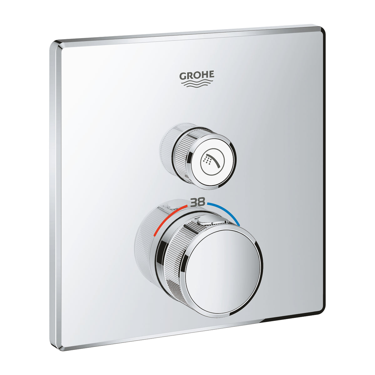 Grohe Grohtherm  Smart Control Tek Valfli Akış Kontrollü, Ankastre Termostatik Duş Bataryası - 29123000