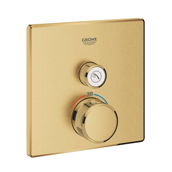 Grohe Grohtherm  Smart Control Tek Valfli Akış Kontrollü, Ankastre Termostatik Duş Bataryası - 29123GN0