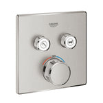 Grohe Grohtherm  Smart Control Çift Valfli Akış Kontrollü, Ankastre Termostatik Duş Bataryası - 29124DC0