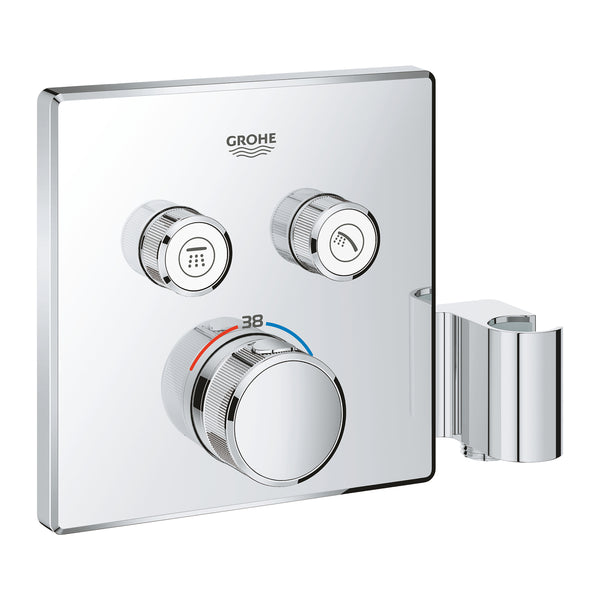 Grohe Grohtherm  Smart Control Çift Valfli Akış Kontrollü, Ankastre Termostatik Duş Bataryası, Entegre Duş Kolu Ile - 29125000
