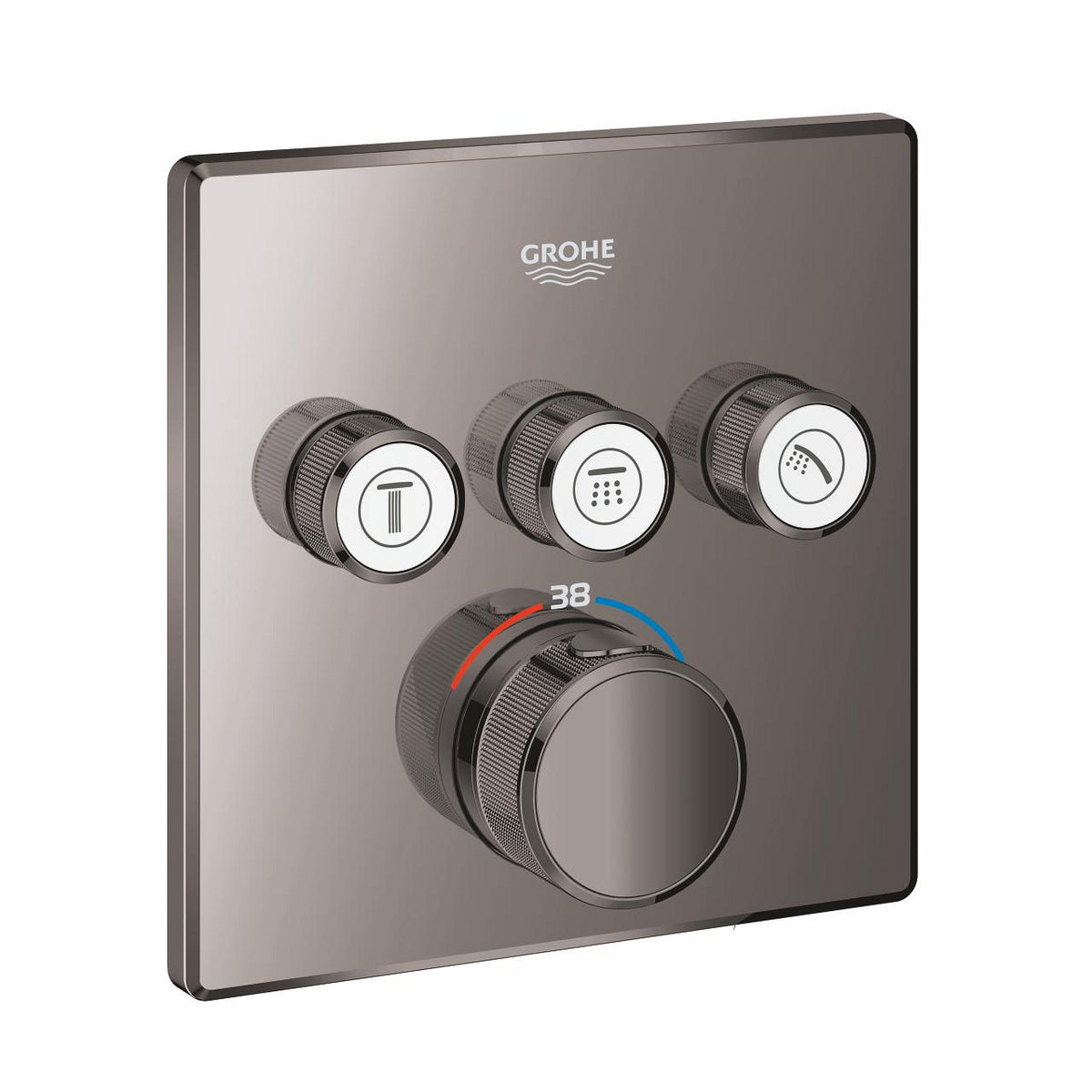 Grohe Grohtherm  Smart Control Üç Valfli Akış Kontrollü, Ankastre Termostatik Duş Bataryası - 29126A00