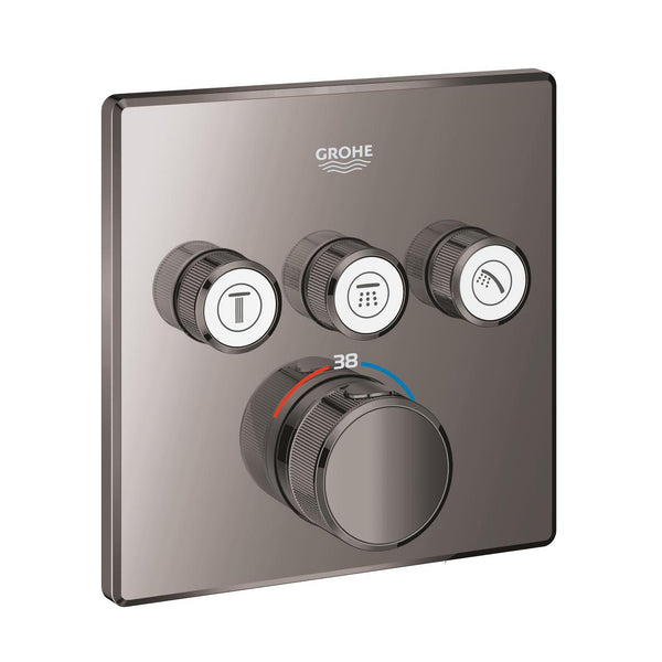 Grohe Grohtherm  Smart Control Üç Valfli Akış Kontrollü, Ankastre Termostatik Duş Bataryası - 29126A00