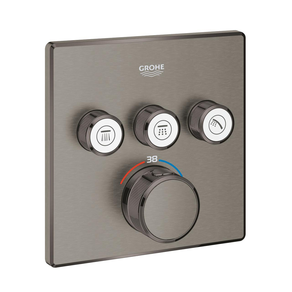 Grohe Grohtherm  Smart Control Üç Valfli Akış Kontrollü, Ankastre Termostatik Duş Bataryası - 29126AL0