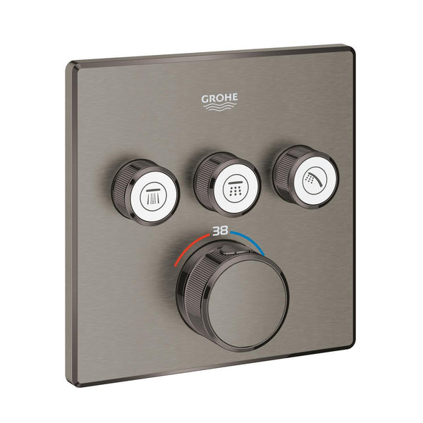 Grohe Grohtherm  Smart Control Üç Valfli Akış Kontrollü, Ankastre Termostatik Duş Bataryası - 29126AL0