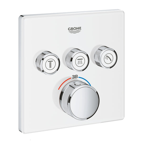 Grohe Grohtherm  Smart Control Üç Valfli Akış Kontrollü, Ankastre Termostatik Duş Bataryası - 29157LS0