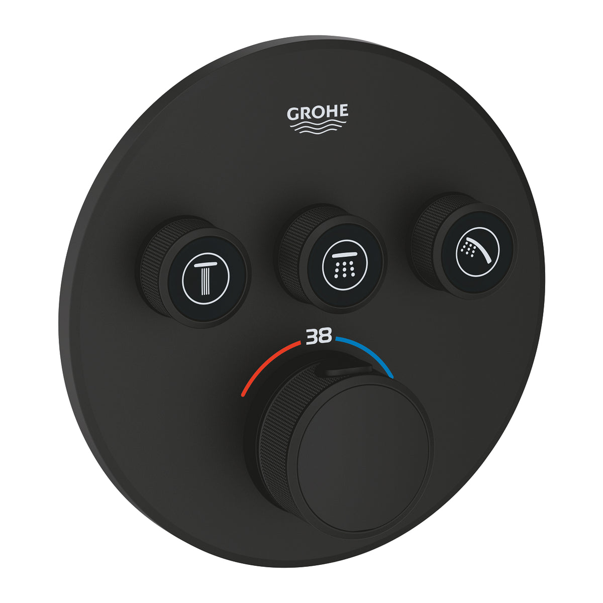 Grohe Grohtherm  Smart Control Üç Valfli Akış Kontrollü, Ankastre Termostatik Duş Bataryası - 29508KF0