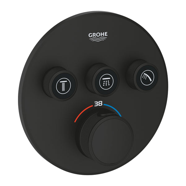 Grohe Grohtherm  Smart Control Üç Valfli Akış Kontrollü, Ankastre Termostatik Duş Bataryası - 29508KF0