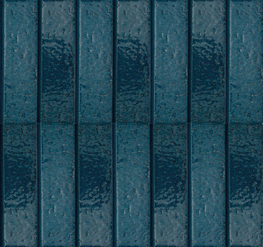 Art Mosaic Ocean Turquise 6,5x21,5 El Yapımı Terracotta Seramik