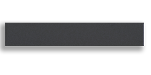 Art Mosaic 5x30 / 2”x12” Dark Grey Flat Glossy Duvar Karosu