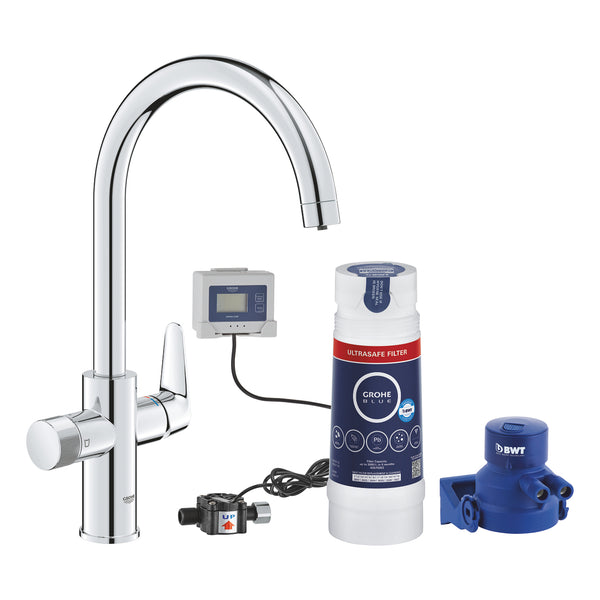 Grohe G R O H E  Blue  Pure  Bau Curve Starter Kit With  Ultrasafe Filter - 30582000