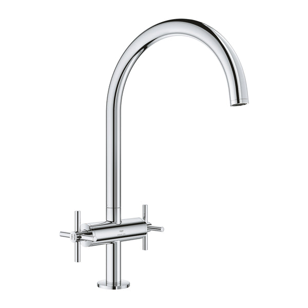 Grohe Atrio3 delikli lavabo bataryası 1/2″  M- Boyut - 20662MS0
