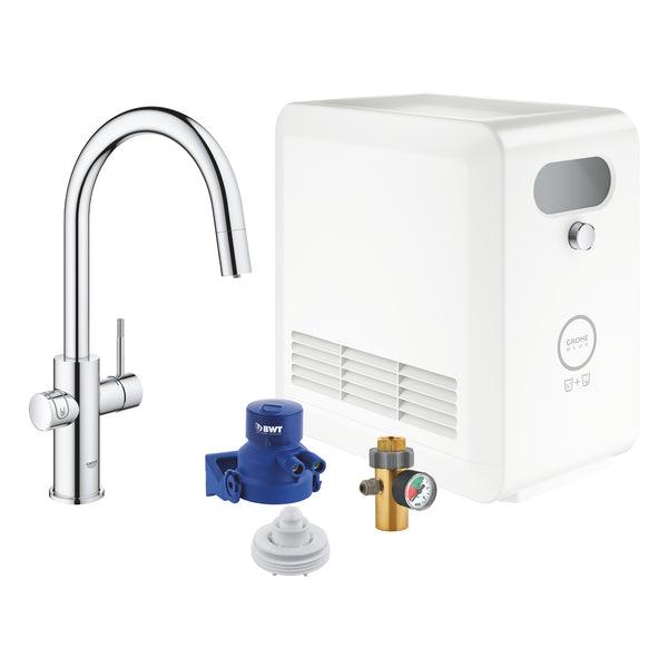 Grohe G R O H E  Blue  Professional C-Spout Kit With  Pull- Out Spout - 31325002