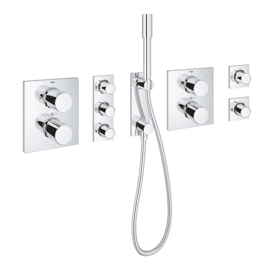 Grohe Grohtherm  F F40″ Için Hazır Ankastre Termostatik Batarya Seti - 34634001