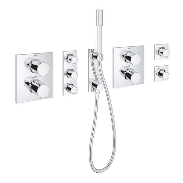 Grohe Grohtherm  F F40″ Için Hazır Ankastre Termostatik Batarya Seti - 34634001