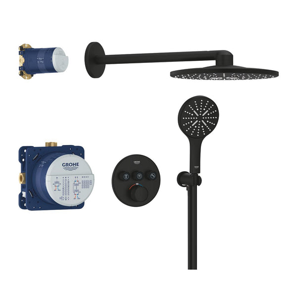 Grohe Grohtherm  Smart Control Concealed Shower System With  Rainshower  Smart Active 310 - 34863KF0