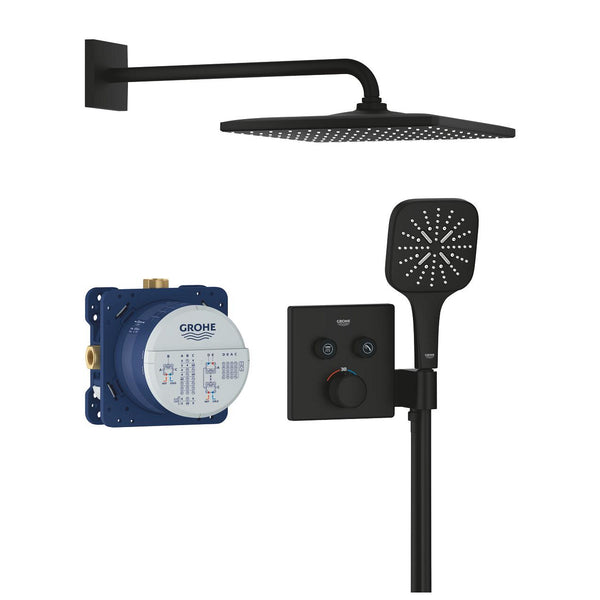 Grohe Grohtherm  Smart Control Concealed Shower System With  Rainshower  Mono 310  Cube - 34865KF0