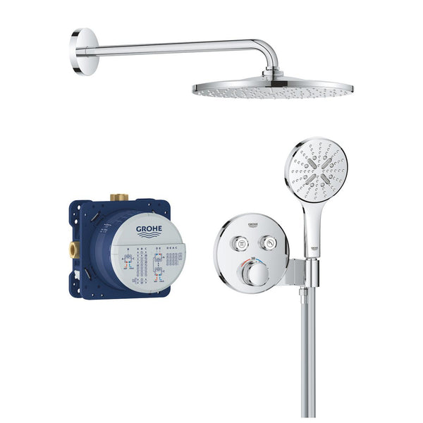 Grohe Grohtherm  Smart Control Concealed Shower System With  Rainshower  Mono 310 - 34866000