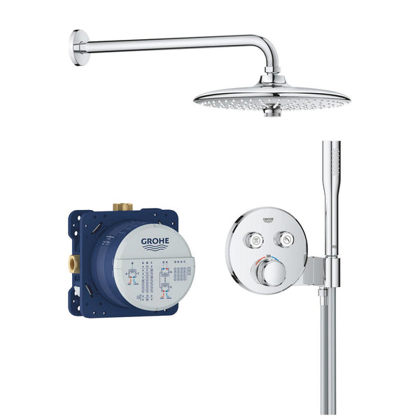 Grohe Grohtherm  Smart Control Concealed Shower System With  Euphoria 260 - 34867000
