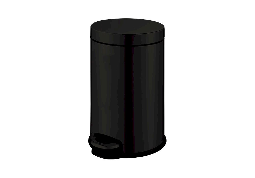 Bocchi Çöp Kovasi 5 Lt Pedalli Mat Si̇yah - 3900-0008-AB