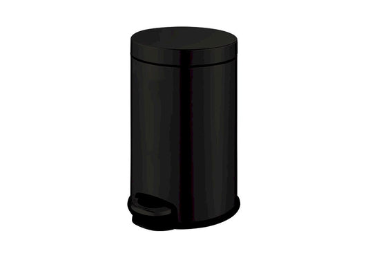 Bocchi Çöp Kovasi 5 Lt Pedalli Mat Si̇yah - 3900-0008-AB
