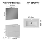 VitrA Ardea Banyo Dolabı Seti 67088