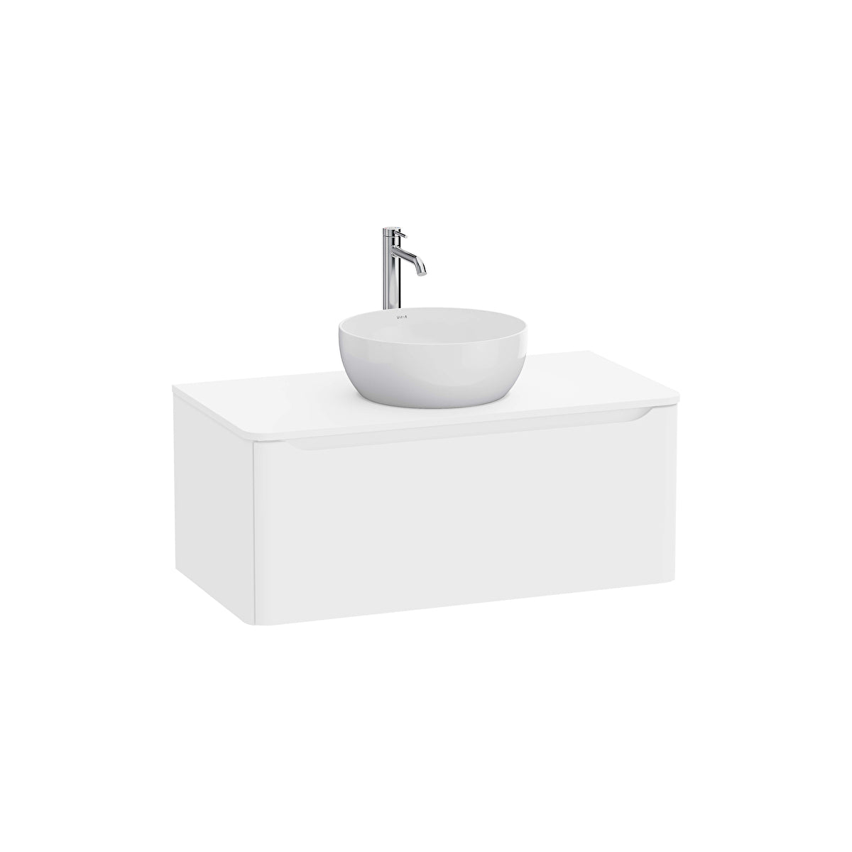 VitrA Integra دائري مغسلة خزانة 70051