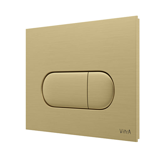 VitrA Root Round Kumanda Paneli, Fırçalı Altın 740-2225
