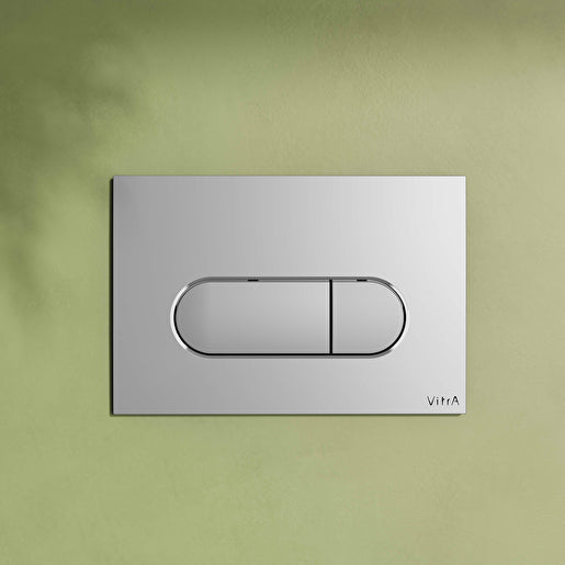 VitrA Root Round Kumanda Paneli, Parlak Krom 740-2280